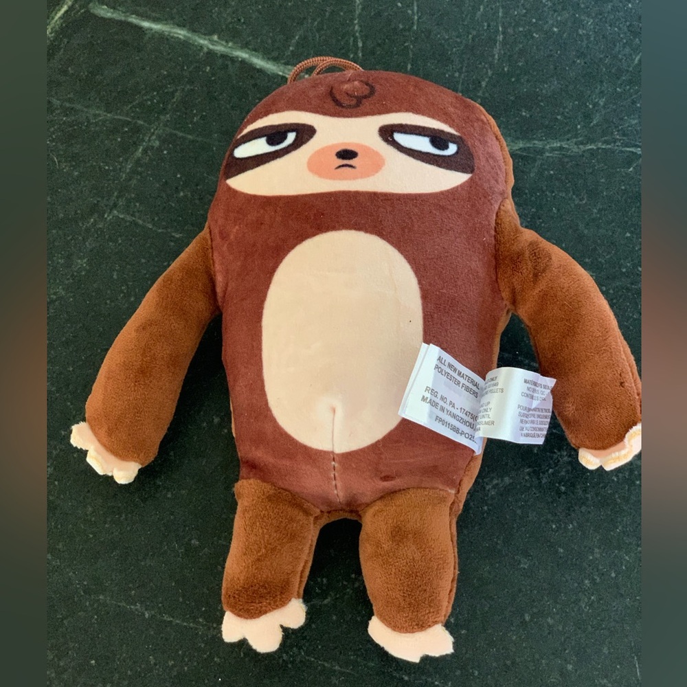 FIESTA | Shifty Eyes Sad Sam the Sloth Stuffed Toy
